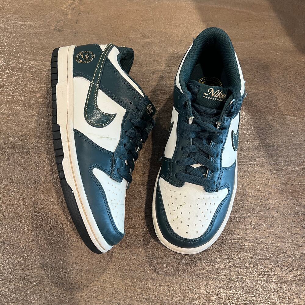 Nike Dunk Low PS Deep Jungle Kids Preschool Casual Shoes Sneakers